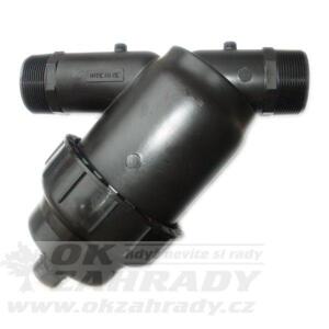 Filtr DFLF 6/4", 120 mesh, PN 8, 2  výstupy na manometr, včetně diskové vložky