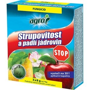 strupovitost a padlí jádrovin STOP 3x8g