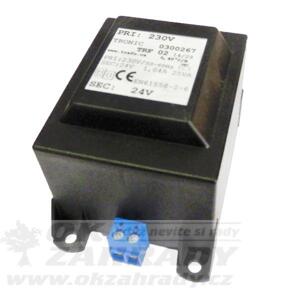 Externí trafo 230V/24V AC, 25 VA , na DIN lištu