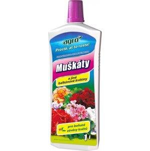 AGRO Kapalné hnojivo pro muškáty / pelargonie  1l