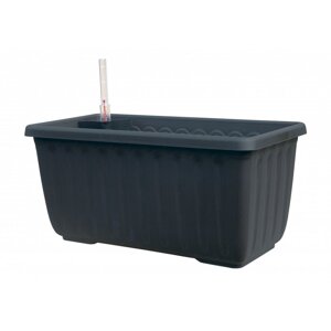 Samozavlažovací truhlík SIESTA LUX 40 cm - Antracit