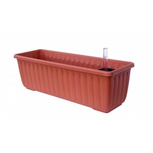 Samozavlažovací truhlík SIESTA Lux 60 cm - Terakota