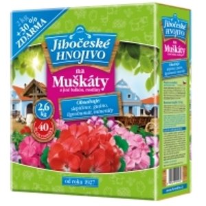Jihočeské hnojivo - Muškáty 2,6kg