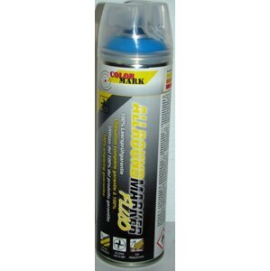 Sprej Allroundmarker Fluo 360° modrý 500ml