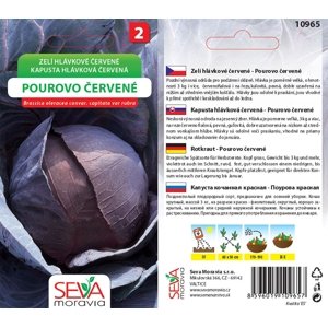 10965 Zelí Pourovo červené 0,8g / 3407