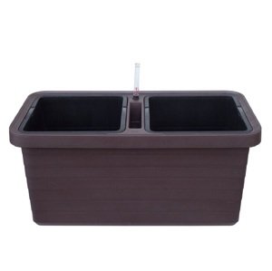 Truhlík samozavlažovací BERBERIS DUO Čokoláda 80cm