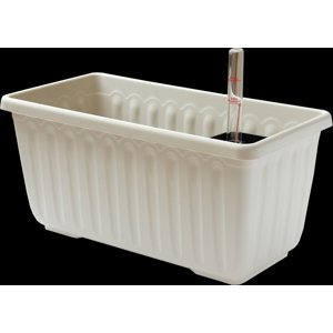 Samozavlažovací truhlík SIESTA Lux 40 cm - Slonová kost