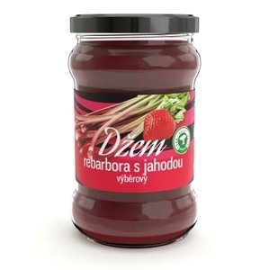 Rebarbora s jahodou - džem 440g