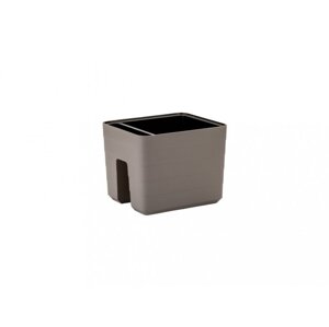 Truhlík samozavlažovací Berberis na zábradlí - taupe 30 cm