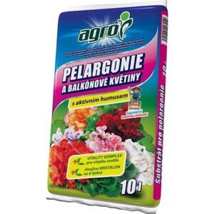 AGRO Substrát pro pelargonie - muškáty 10 l