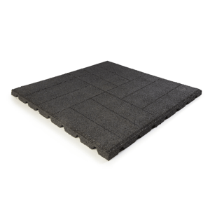 Gumová dlaždice ASLON Design 50 x 50 cm, šedá
