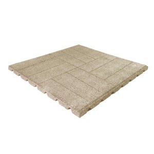 Gumová dlaždice ASLON Design 50 x 50 cm, písková