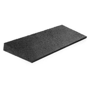 Gumový nájezd ASLON 50 x 20 cm, výška 4,3 cm, černá