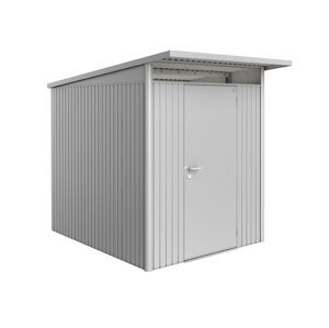 Domek na nářadí AVANTGARDE A2, stříbrná, jednokřídlé dveře BH15020
