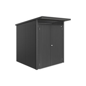 Biohort Zahradní domek AVANTGARDE ECO A1, tmavě šedá metalíza, dvoukřídlé dveře