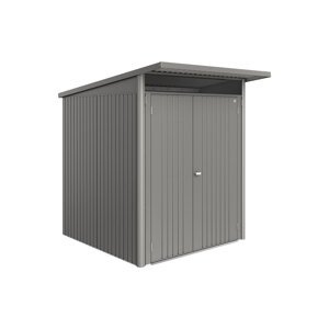 Biohort Zahradní domek AVANTGARDE ECO A1, šedý křemen metalíza, dvoukřídlé dveře