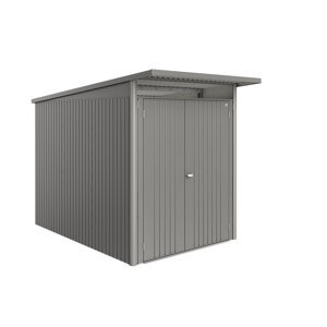 Biohort Zahradní domek AVANTGARDE ECO A3, šedý křemen metalíza, dvoukřídlé dveře