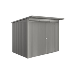 Biohort Zahradní domek AVANTGARDE ECO A5, šedý křemen metalíza, jednokřídlé dveře