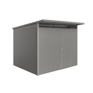 Biohort Zahradní domek AVANTGARDE ECO A6, šedý křemen metalíza, jednokřídlé dveře