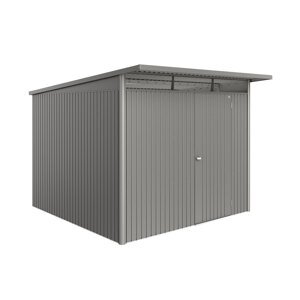 Biohort Zahradní domek AVANTGARDE ECO A7, šedý křemen metalíza, jednokřídlé dveře