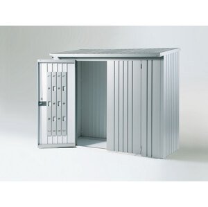 Dveřní set k dřevníku WoodStock 230, stříbrná metalíza BH35002
