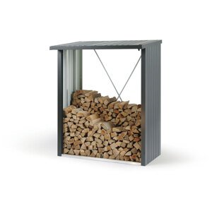 Dřevník WoodStock 150, šedá metalíza BH37010