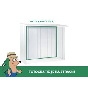 Zadní stěna k dřevníku WoodStock 230, šedá metalíza BH37022