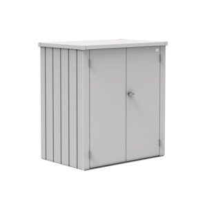 Skříňka na terasu Biohort ROMEO L, stříbrná metalíza BH55080