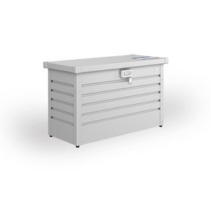 Zahradní box BIOHORT s bezpečnostním zámkem, stříbrná metalíza BH64910