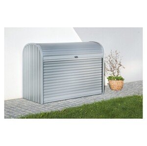 Skříňka na terasu Biohort StoreMAX 160, stříbrná metalíza BH72010