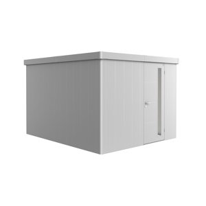 Zahradní domek NEO 4C, stříbrná, jednokřídlé dveře BH81092