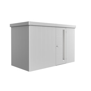 Zahradní domek NEO 1D, stříbrná, jednokřídlé dveře BH82024