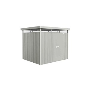 Domek na nářadí Biohort HIGHLINE H3, stříbrná, jednokřídlé dveře BH83040