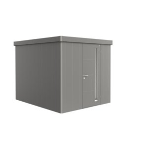 Zahradní domek NEO 3B, šedý křemen, jednokřídlé dveře BH87040