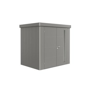 Zahradní domek NEO 1B, šedý křemen, dvoukřídlé dveře BH87060
