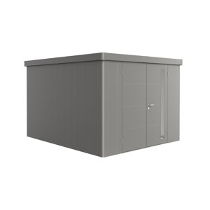 Zahradní domek NEO 4C, šedý křemen, dvoukřídlé dveře BH89014