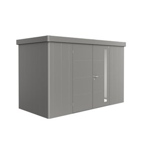 Zahradní domek NEO 1D, šedý křemen, dvoukřídlé dveře BH89044