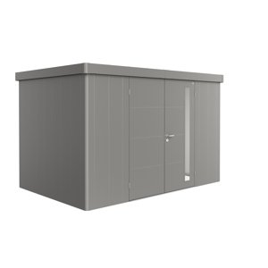 Zahradní domek NEO 2D, šedý křemen, dvoukřídlé dveře BH89048