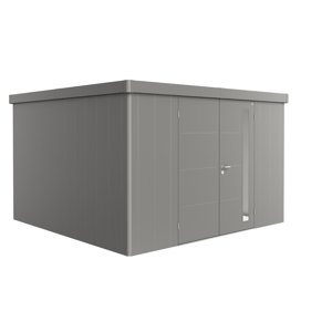 Zahradní domek NEO 4D, šedý křemen, dvoukřídlé dveře BH89054
