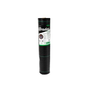 Tkaná textilie proti plevelům černá 0,6 x 100 m, 70 g/m2 BRAT7006100