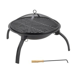 Ohniště s grilovací mřížkou VESUV 48 cm s poklopem CT13004