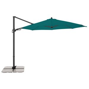 Zahradní slunečník s boční nohou  DERBY DX 335 cm, modrá DP441274848