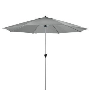 Středový slunečník s klikou Doppler ACTIVE KURBEL 380 cm, světle šedá DP444438827