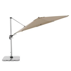 Výkyvný zahradní slunečník s boční tyčí Doppler ACTIVE 370 cm, hnědá DP446251846