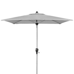 Slunečník s automatickým naklápěním klikou Doppler ACTIVE 210x140 cm, světle šedá DP457460827