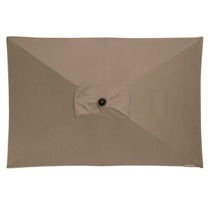 Slunečník s automatickým naklápěním klikou Doppler ACTIVE 210x140 cm, hnědá DP457460846