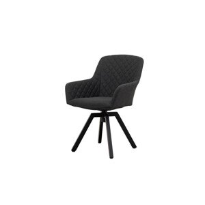Zahradní křeslo PARIS LIKA-TEX antracit, luxusní, otočné DPMG22-S1-310A