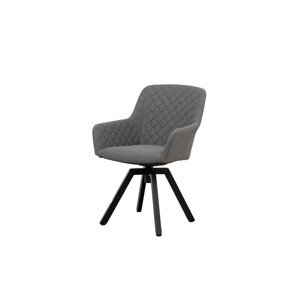 Zahradní křeslo PARIS LIKA-TEX šedé, luxusní, otočné DPMG22-S1-310S