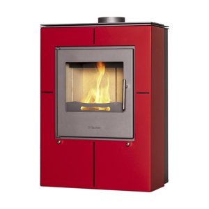 Krbová kamna FLAMINGO EVENES červená FLHSF02-046