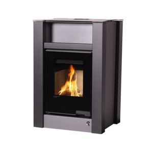 Krbová kamna AQUAFLAM VARIO LEND 11kW šedá (teplovzdušná verze) FLHSF34-102